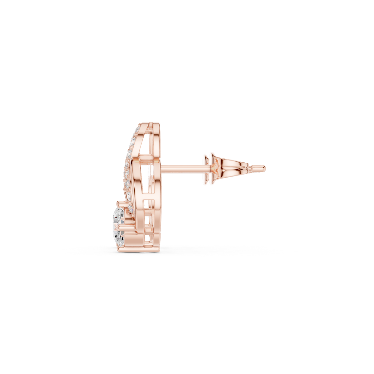 Double Loop Brilliance Studs