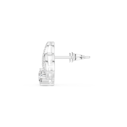 Double Loop Brilliance Studs
