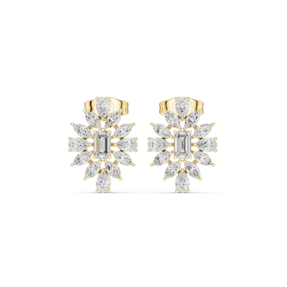Sorevia Emerald Bloom Cluster Studs