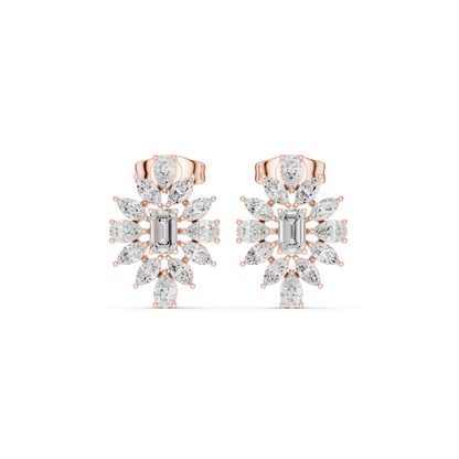Sorevia Emerald Bloom Cluster Studs