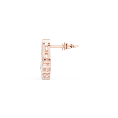 Avelora Floral Curve Diamond Drop