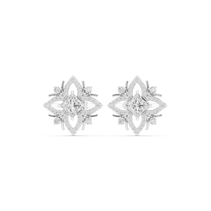 Calista Princess Bloom Pavé Studs