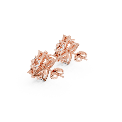 Calista Princess Bloom Pavé Studs