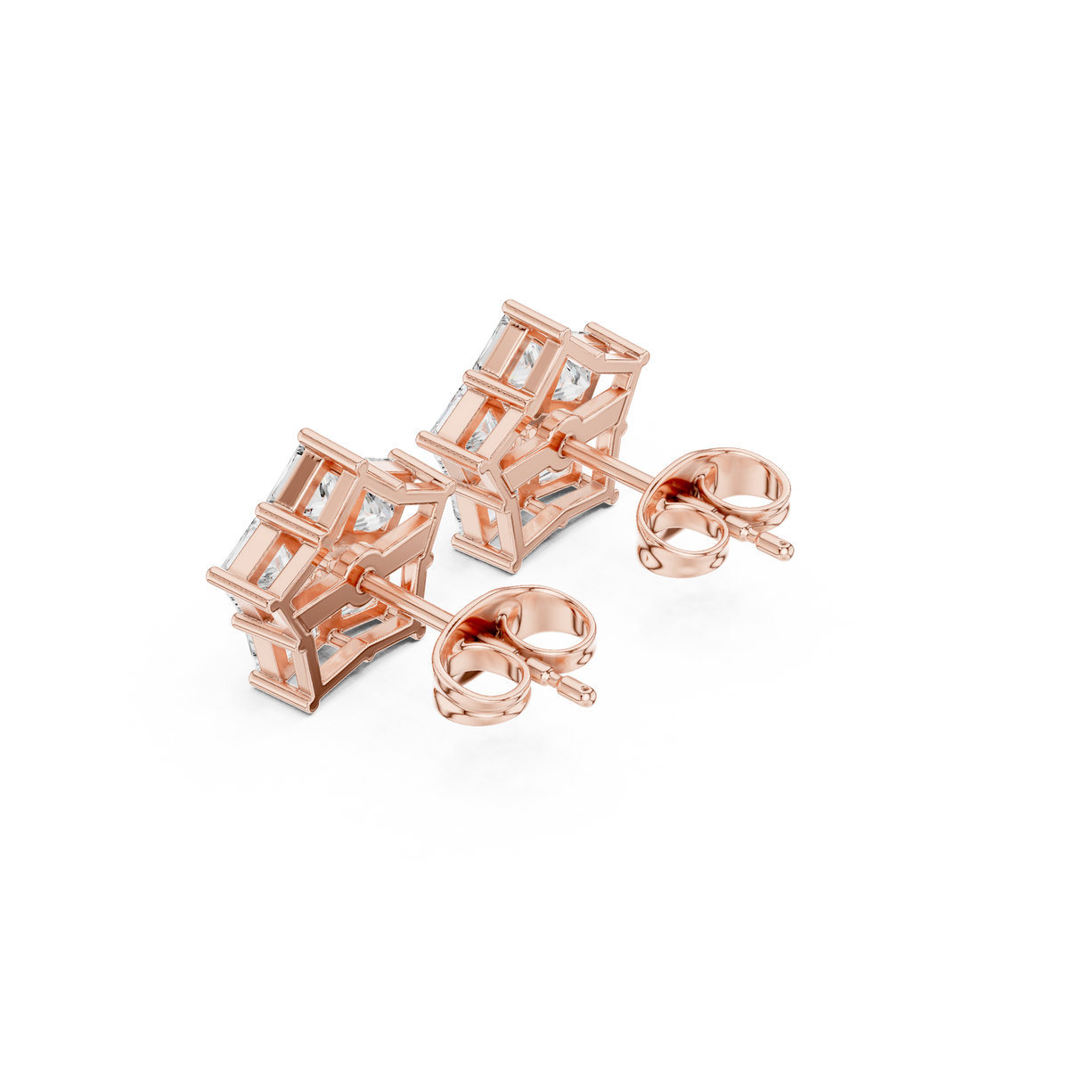 Virelisse Princess Diamond Bloom Studs