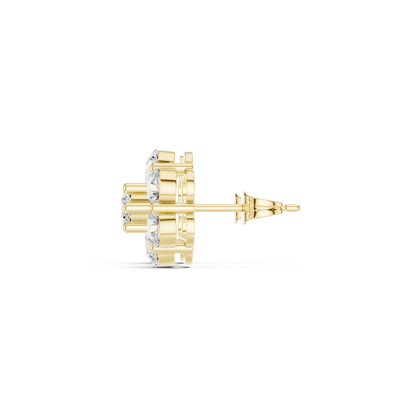 Elvaria Floral Diamond Cluster Studs