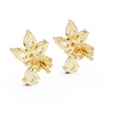 Avelune Butterfly Marquise Drop Earring