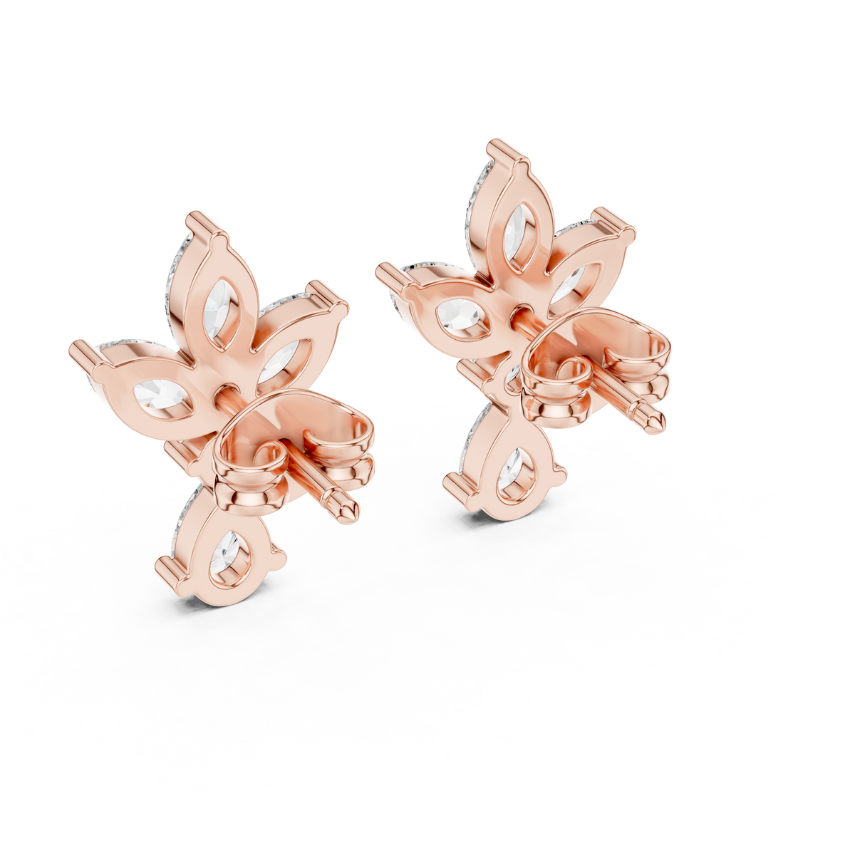 Avelune Butterfly Marquise Drop Earring