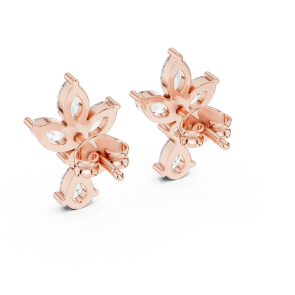Avelune Butterfly Marquise Drop Earring