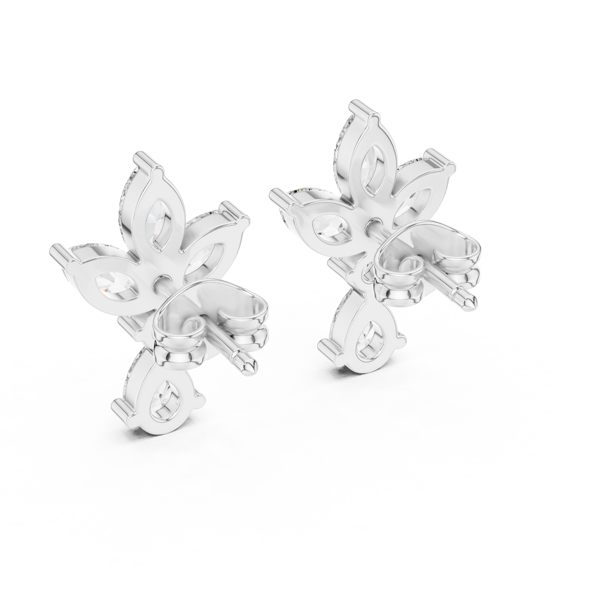 Avelune Butterfly Marquise Drop Earring