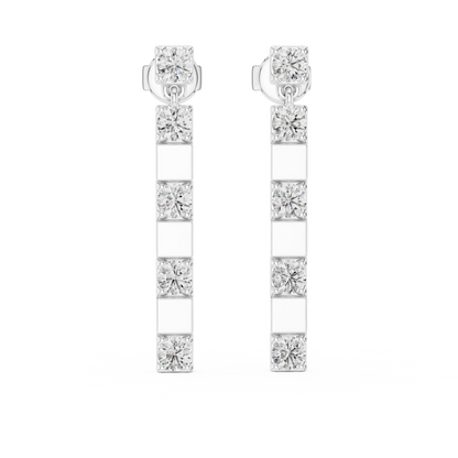 Calienne Diamond Link Bar Drop