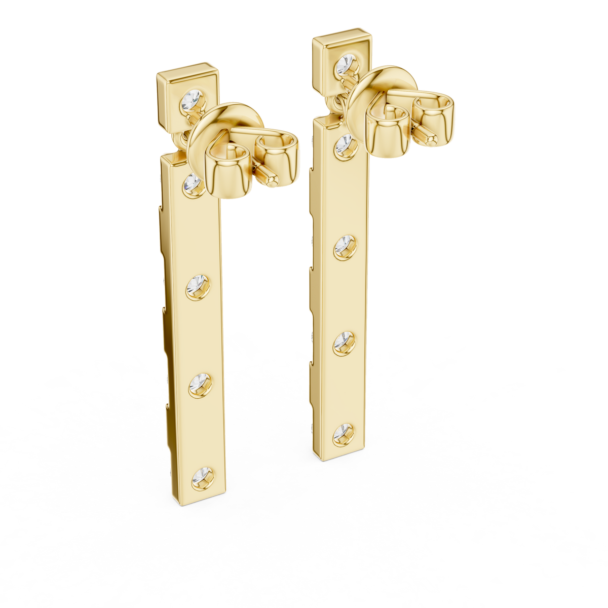 Calienne Diamond Link Bar Drop