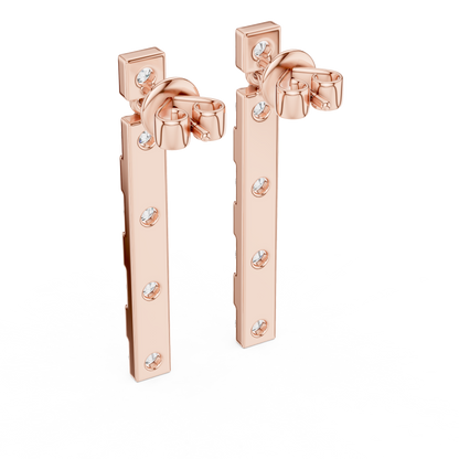 Calienne Diamond Link Bar Drop