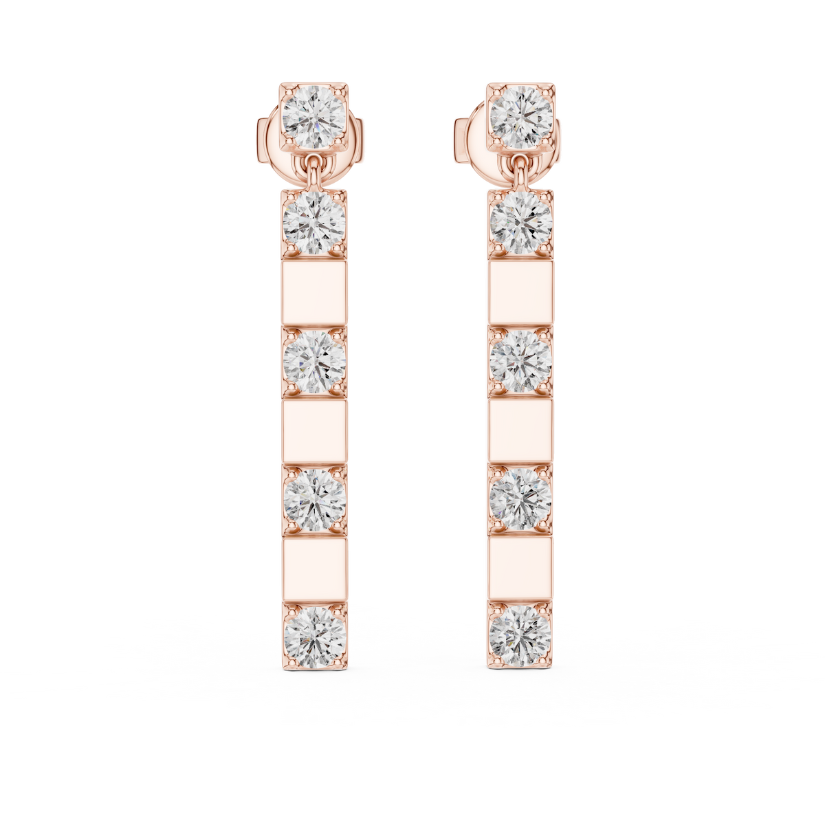Calienne Diamond Link Bar Drop
