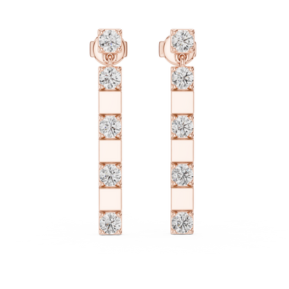 Calienne Diamond Link Bar Drop