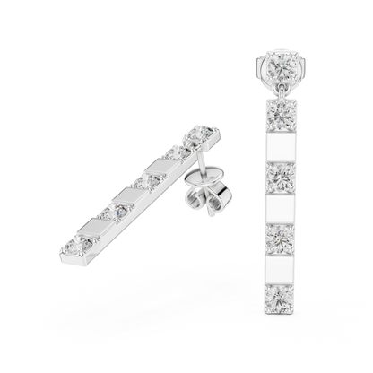 Calienne Diamond Link Bar Drop