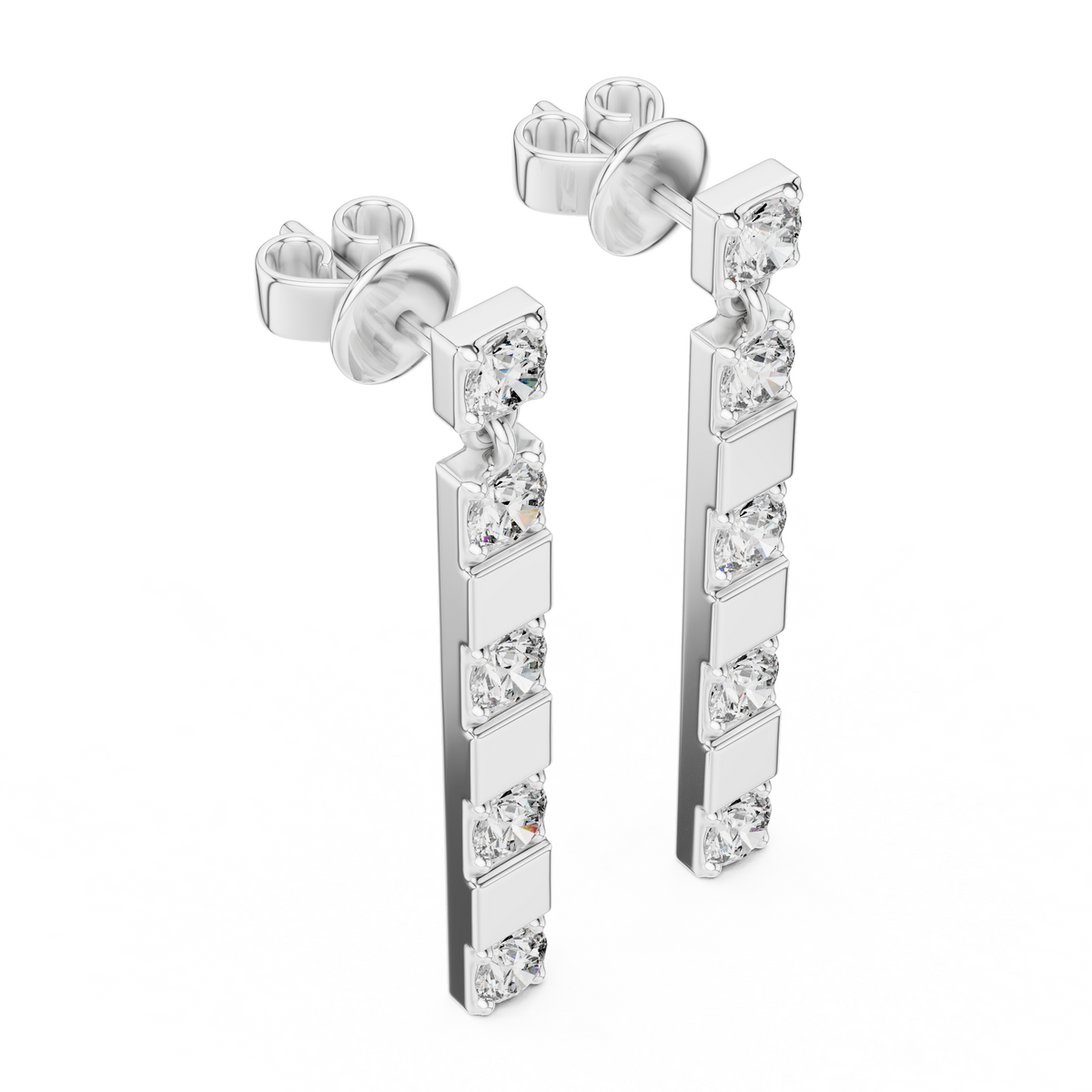 Calienne Diamond Link Bar Drop