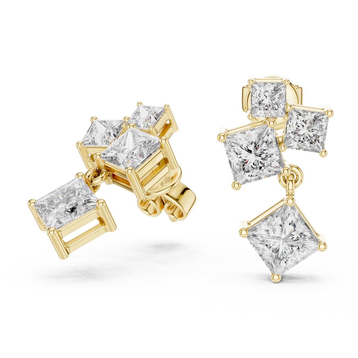 Averelle Princess Cluster Drop Earring