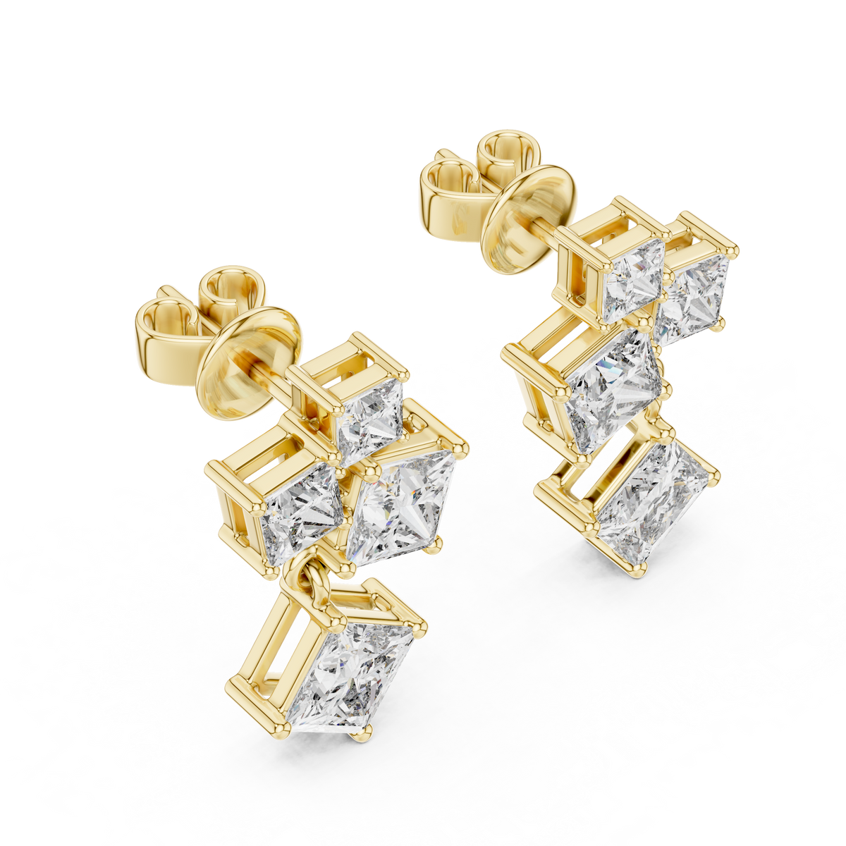 Averelle Princess Cluster Drop Earring