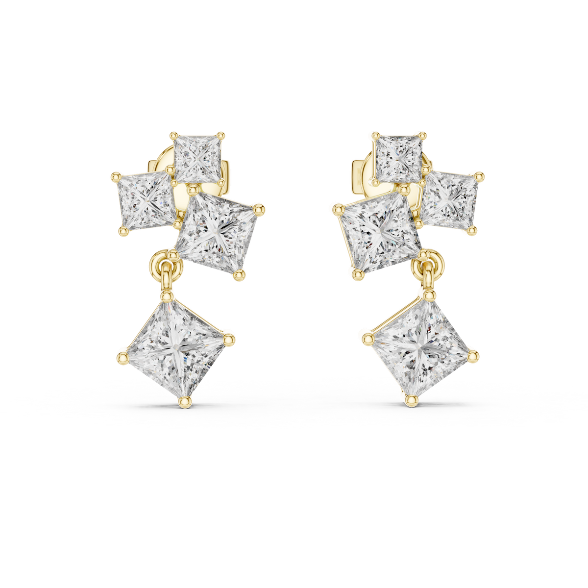 Averelle Princess Cluster Drop Earring