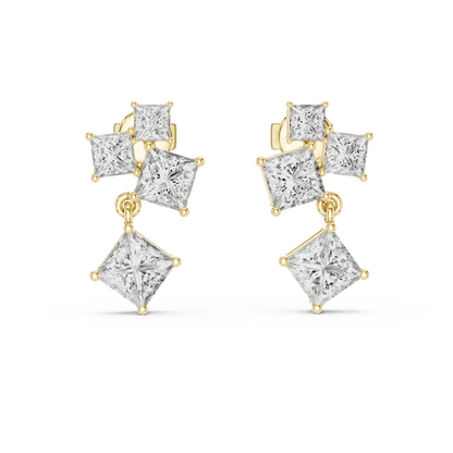 Averelle Princess Cluster Drop Earring