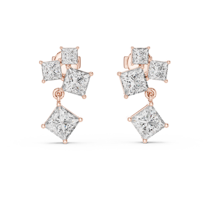 Averelle Princess Cluster Drop Earring