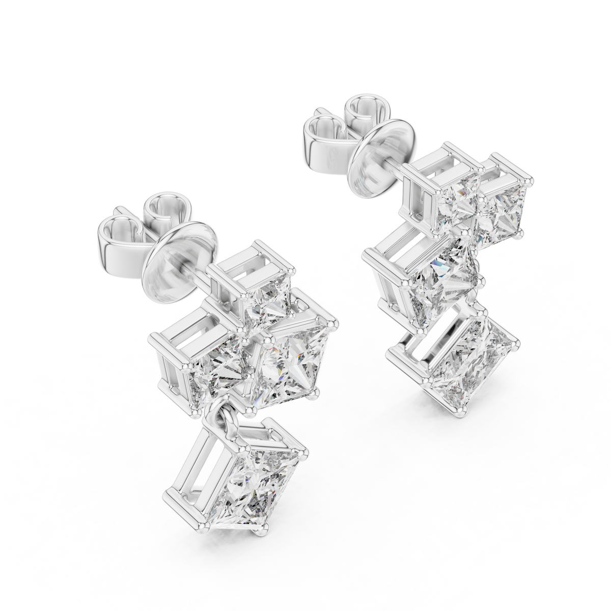 Averelle Princess Cluster Drop Earring