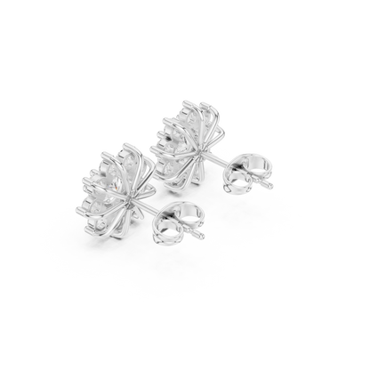 Virelia Radiant Floral Cluster Studs