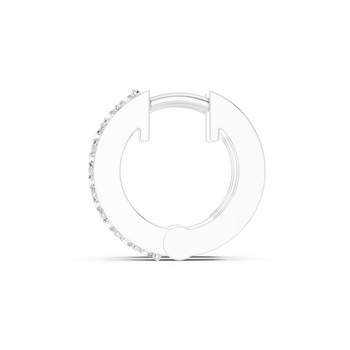 Selvara Round Diamond Hoops