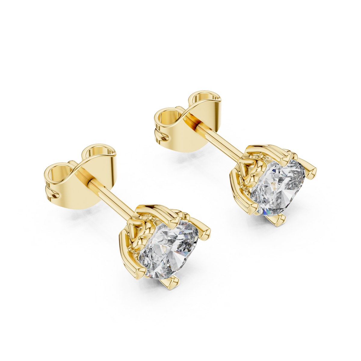 Elowen Cushion Diamond Bloom Studs