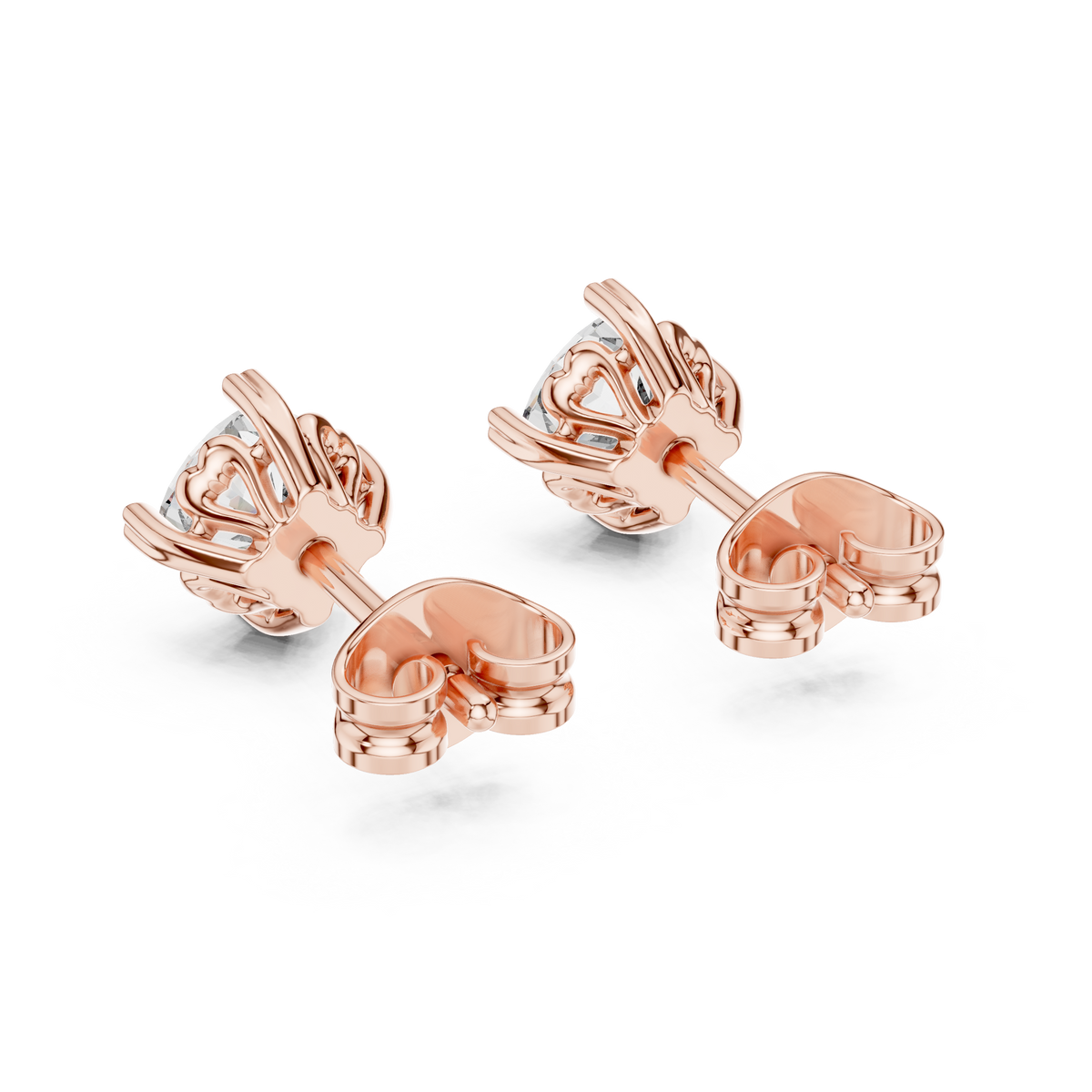 Elowen Cushion Diamond Bloom Studs