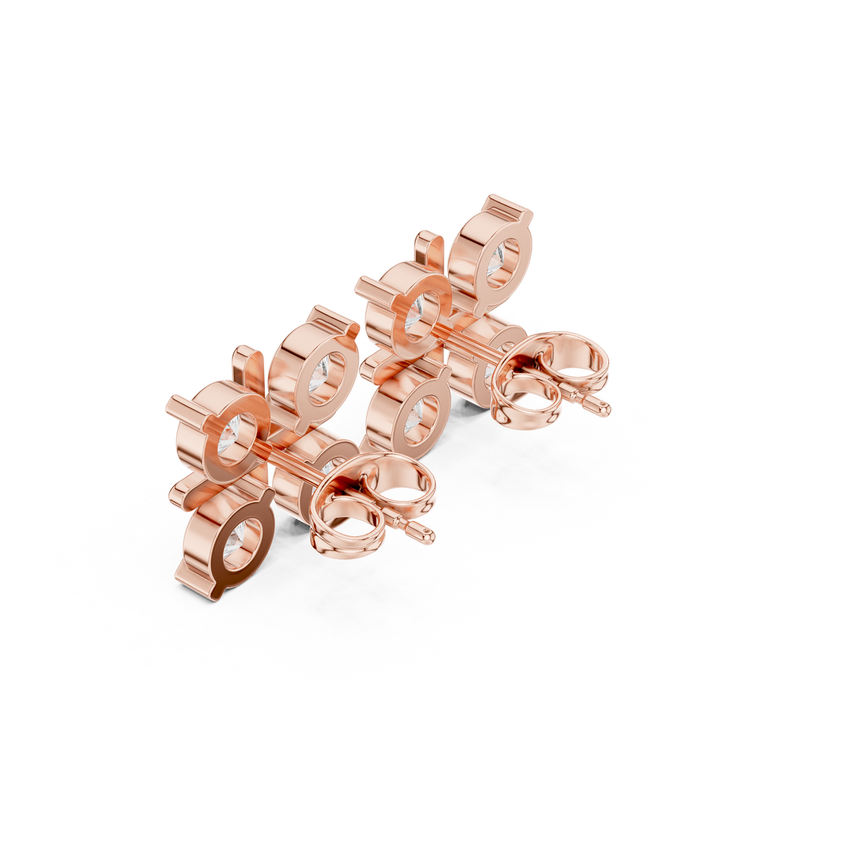 Avenelle Quad Cross Diamond Studs