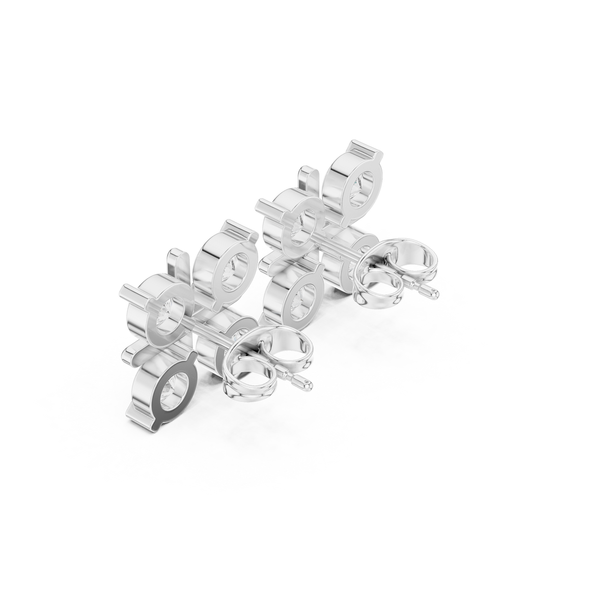 Avenelle Quad Cross Diamond Studs