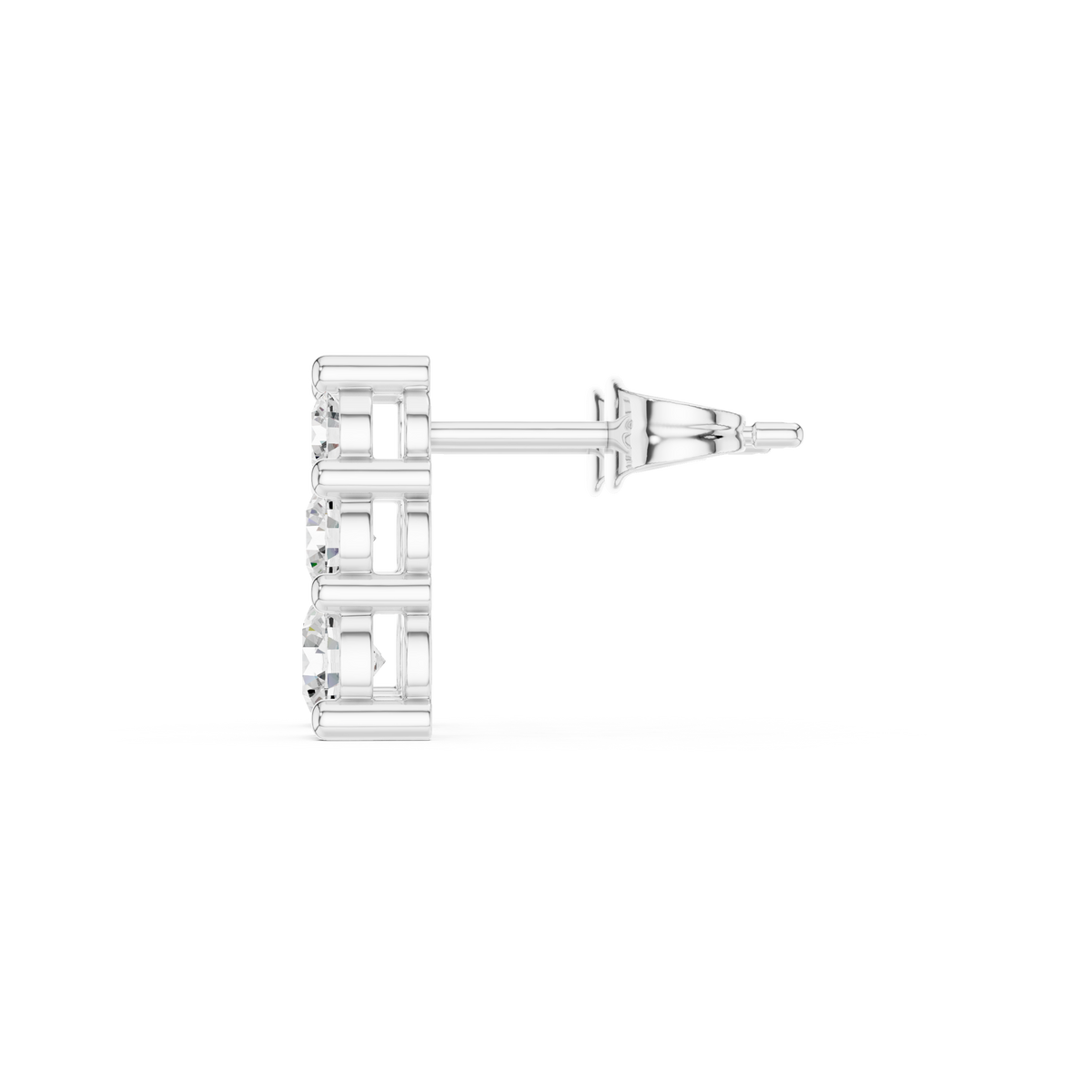 Solara Triple Round Bar Drop Earring