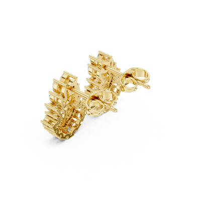 Calyra Botanical Marquise Cluster Studs