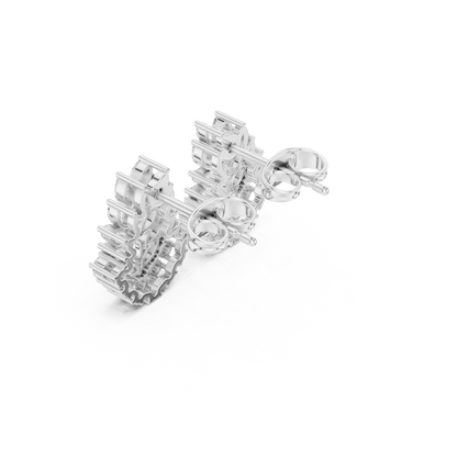 Calyra Botanical Marquise Cluster Studs