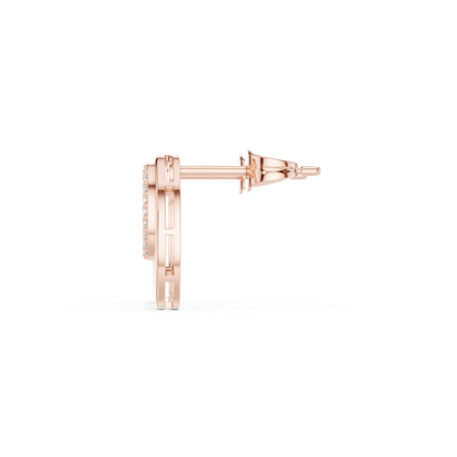 Marielle Oval Pavé Medallion Studs