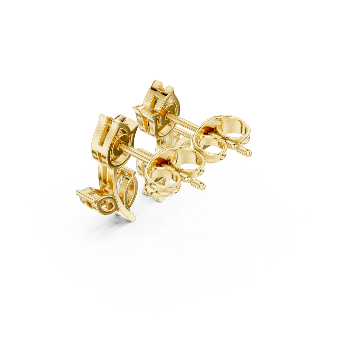 Seravyn Floral Marquise Vine Studs
