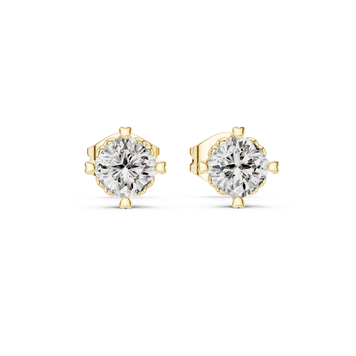 Seraphine Cushion Diamond Radiance Studs
