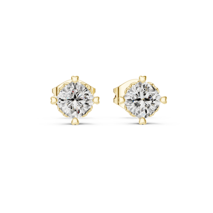 Seraphine Cushion Diamond Radiance Studs