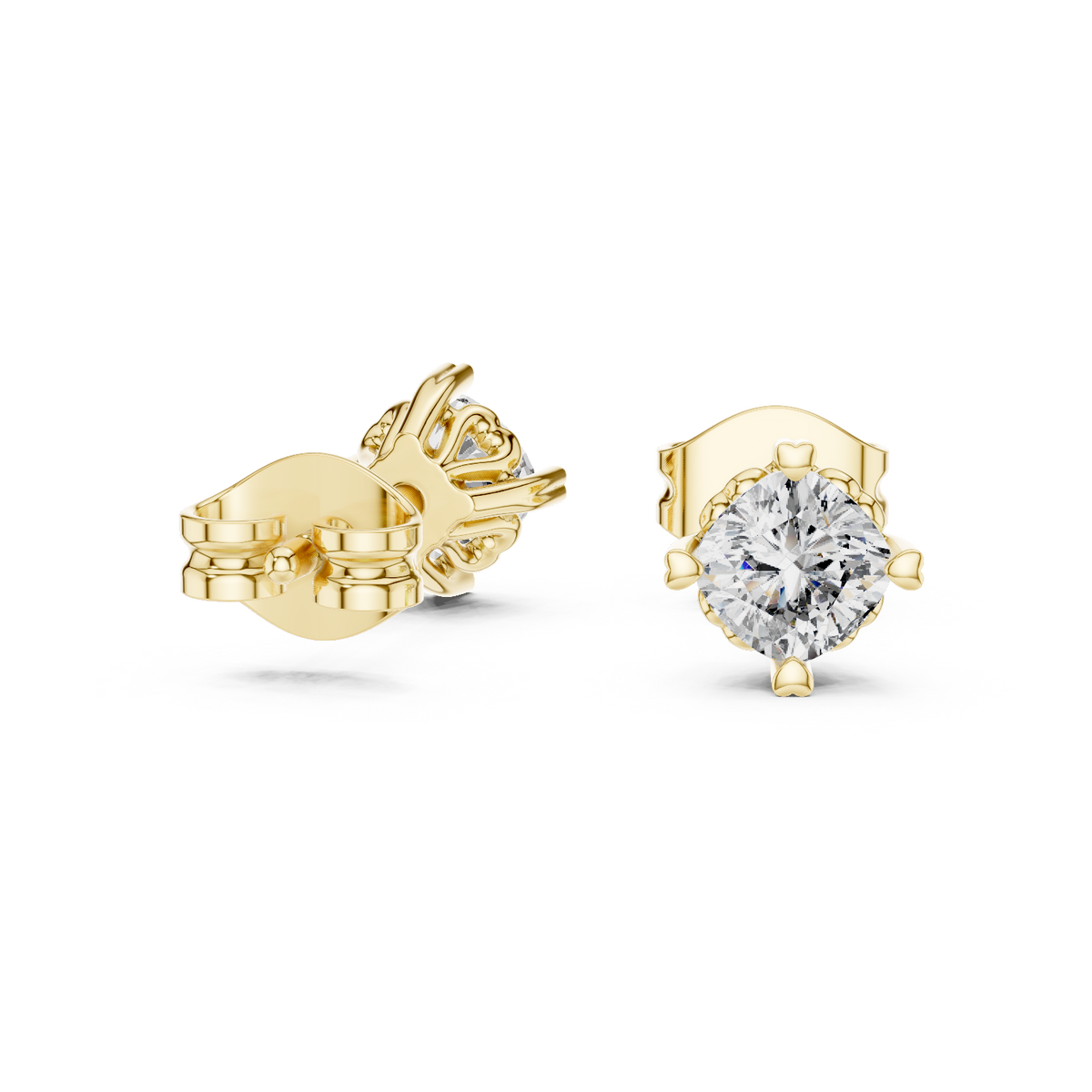 Seraphine Cushion Diamond Radiance Studs