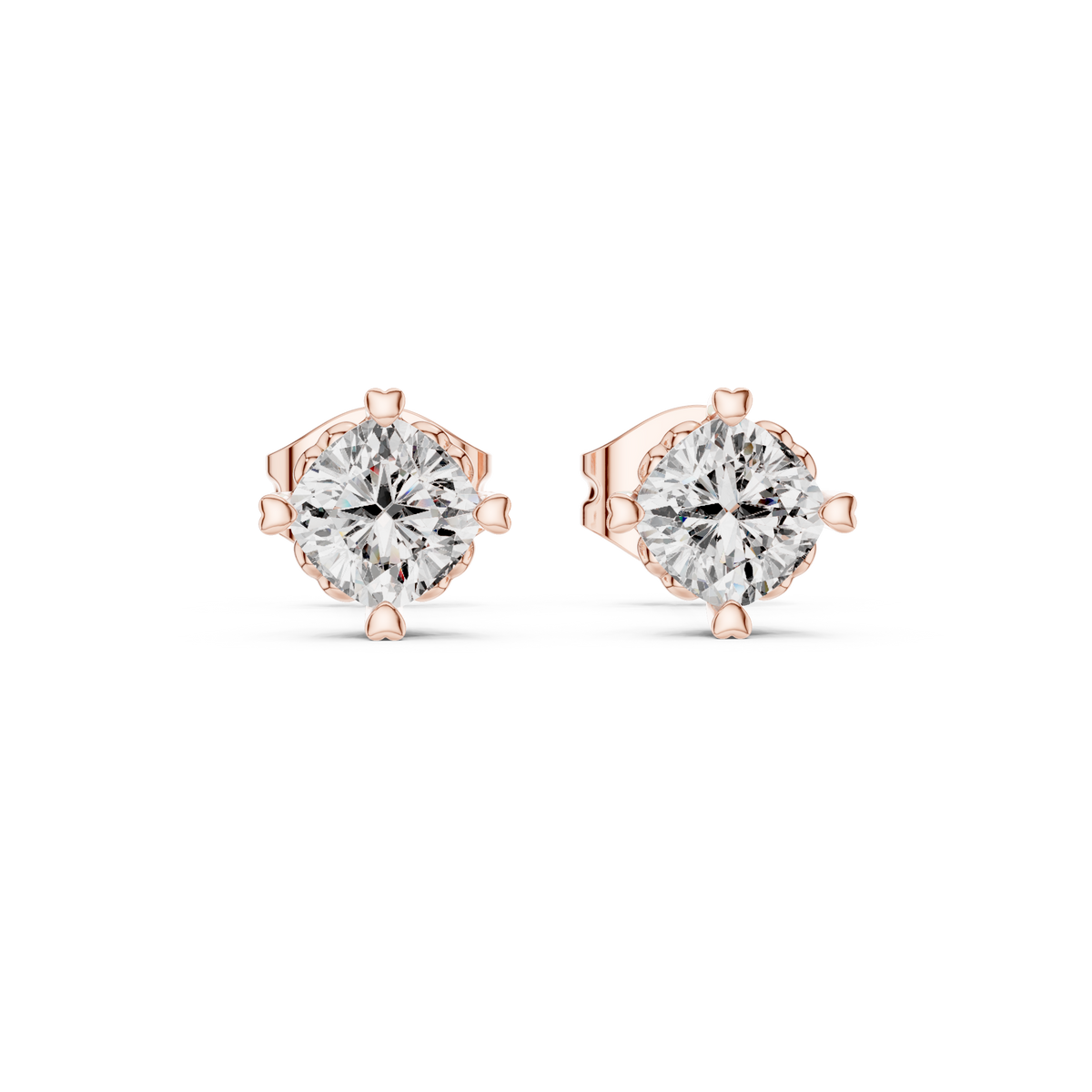 Seraphine Cushion Diamond Radiance Studs