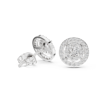 Aurevyn Concentric Double Halo Studs