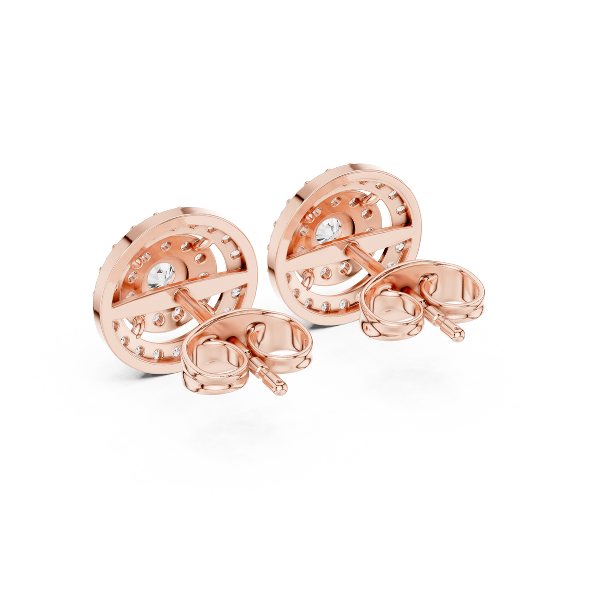 Aurevyn Concentric Double Halo Studs