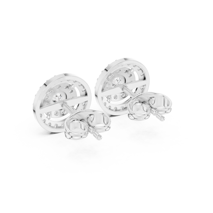 Aurevyn Concentric Double Halo Studs