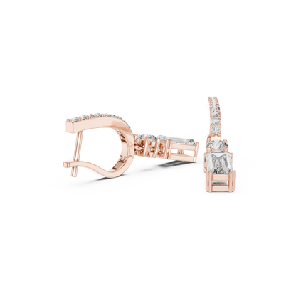 Elvaris Baguette Curved Bar Drops