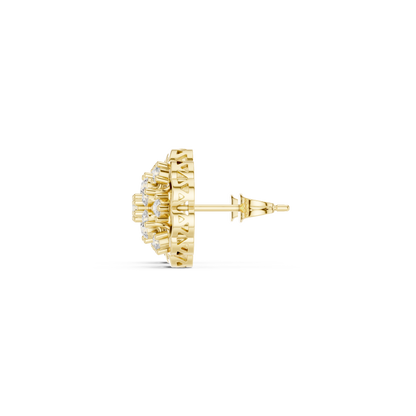Velisara Floral Diamond Cluster Studs