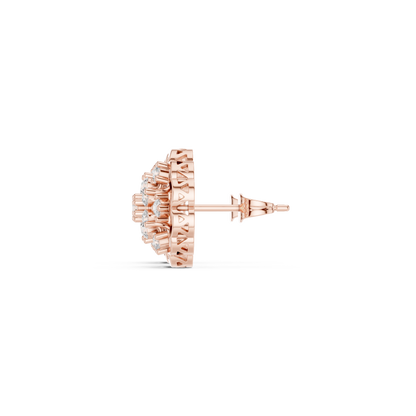 Velisara Floral Diamond Cluster Studs