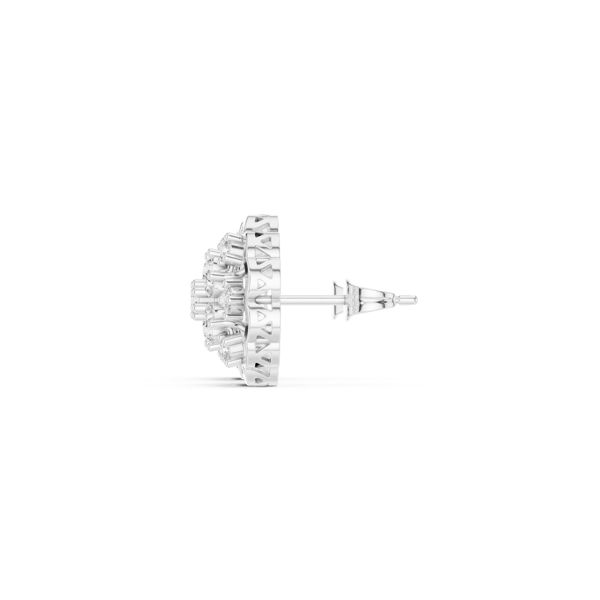Velisara Floral Diamond Cluster Studs