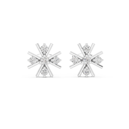 Mariselle Radiant Starburst Diamond Studs