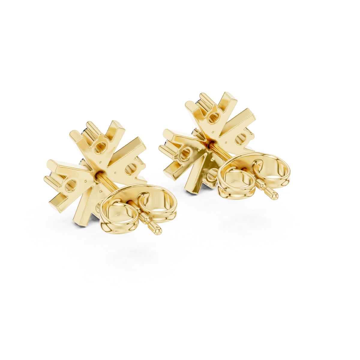 Mariselle Radiant Starburst Diamond Studs